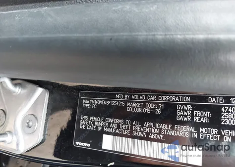 2015 Volvo V60 T5 Premier из США, поврежденный, VIN YV140MEK6F1254215